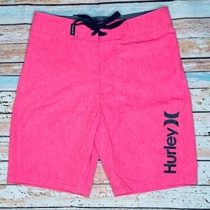 Hurley Boys Board Shorts Hyper Pink, Sizes 6 -7